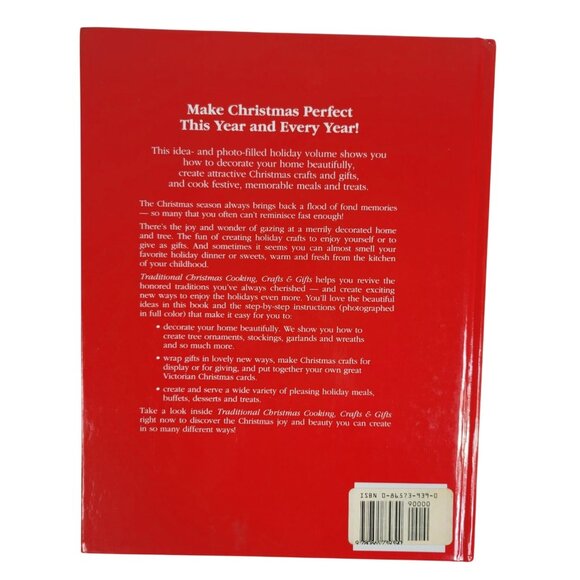 Traditional Christmas Cooking Crafts Gifts Book Cookbook Cy DeCosse 1994 Vintage - Picture 7 of 11